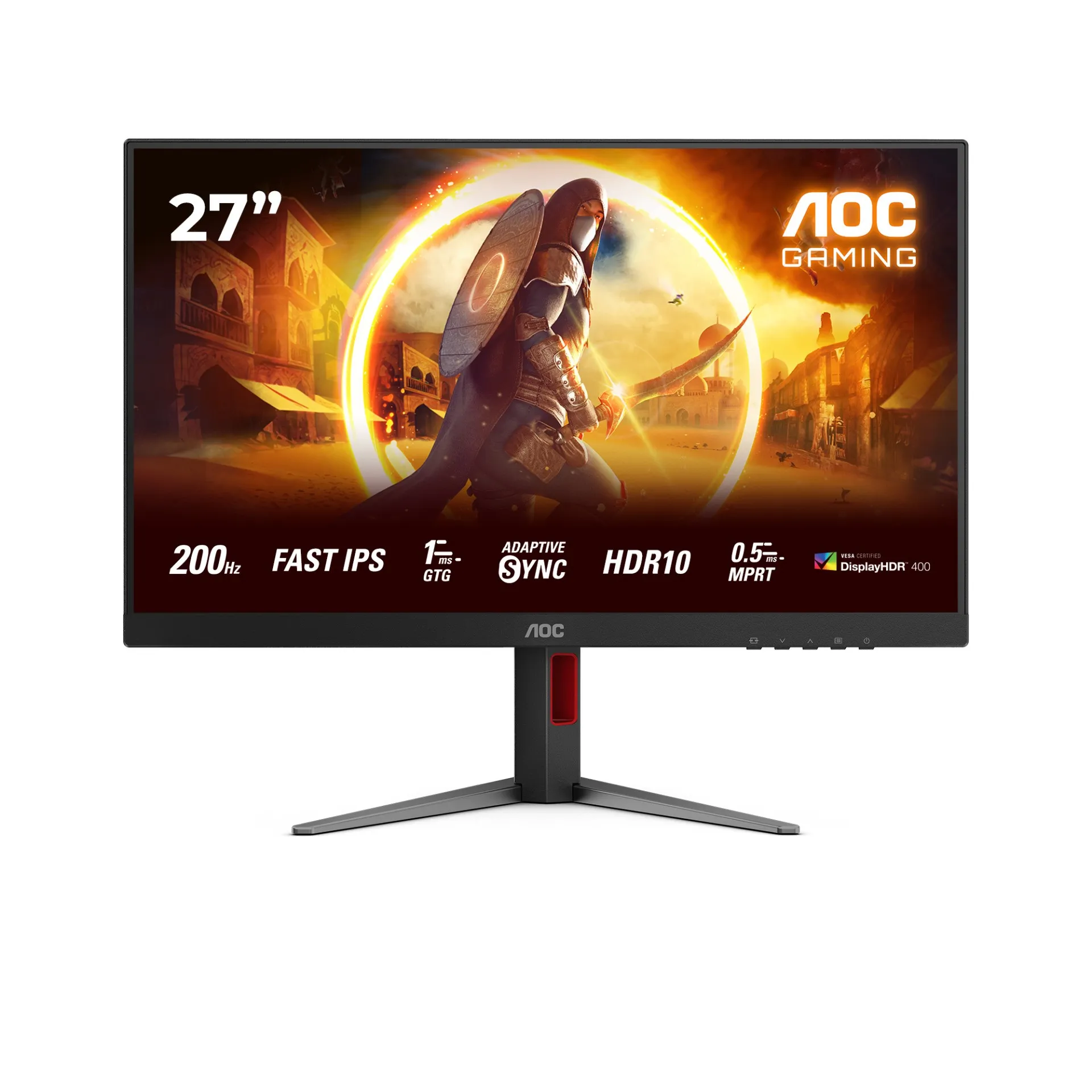 AOC 27G4HA 27", DP, 2xHDMI, HAS, 200Hz, zvuč. - cover