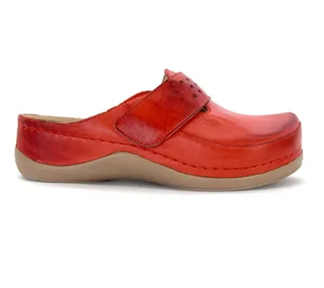 KOŽNE ANATOMSKE KLOMPE, Crvena, IHDG - cover