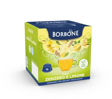 Borbone ZENZERO LIMONE biljni čaj od korjena đumbira i limuna - cover