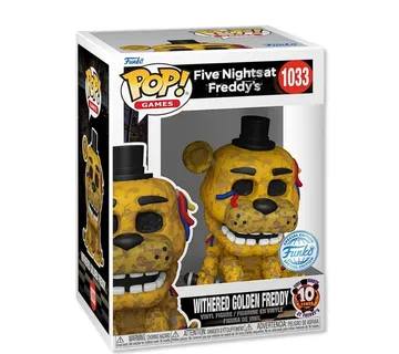 Funko Pop! Games Five Nights at Freddy’s – Withered Golden Freddy 1033 - cover