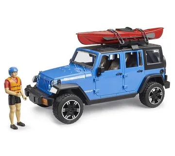 Bruder Jeep Wrangler Rubicon Unlimited s kajakom i figuricom - cover