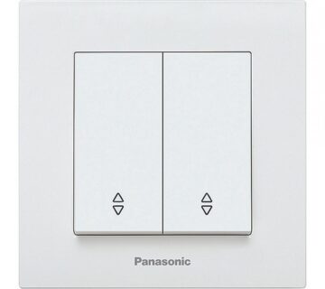 Dupli izmjenični prekidač Panasonic KARRE - cover