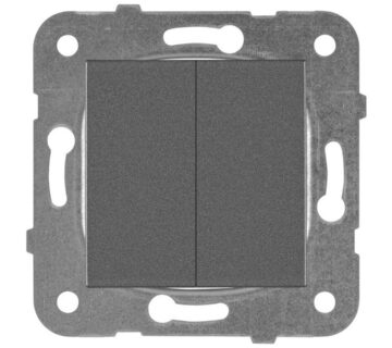 Dupli prekidač (antracit) Panasonic - cover