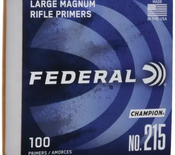 Kapisle FEDERAL Large Rifle Magnum - 100 kom - cover