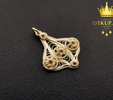 MALI SREBRNI PRIVJESAK "FILIGRAN" ---RUČNI RAD--- - cover