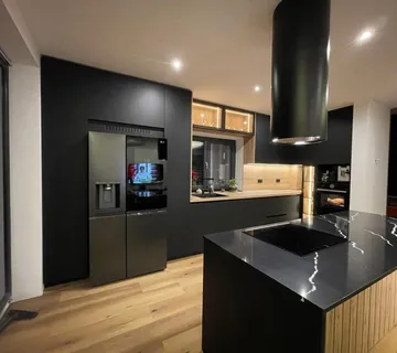 Kuhinja crna mat antifingers - cover