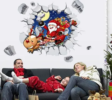 3D Zidna Naljepnica - Božićna radost - cover