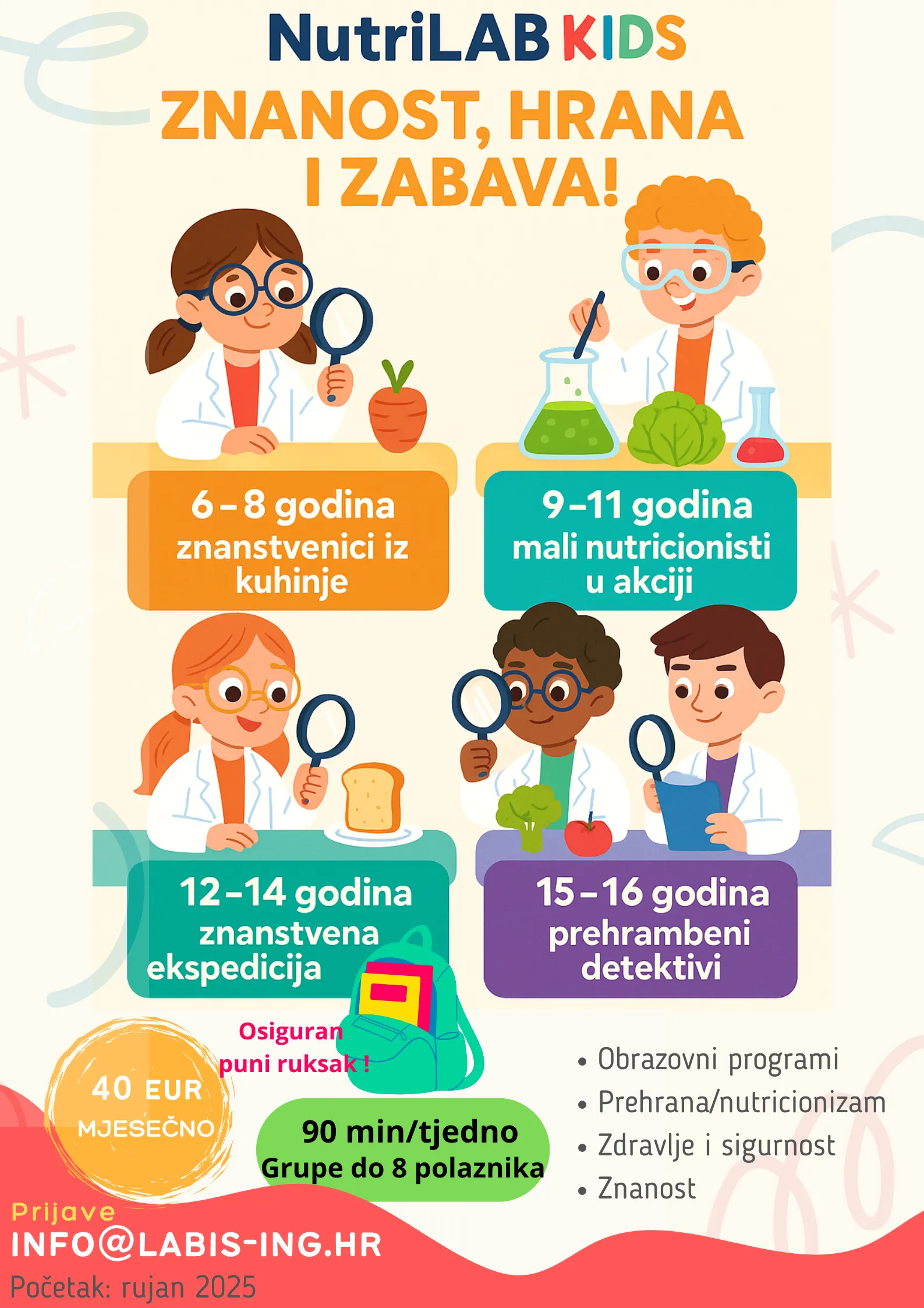 NutriLAB KIDS – edukativne STEM radionice za djecu - cover