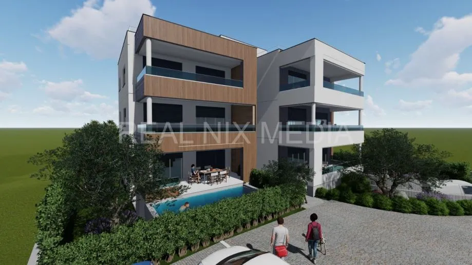 STAN S BAZENOM. 40 m do mora. LUKSUZNO i USELJIVO! GARAŽA! - cover