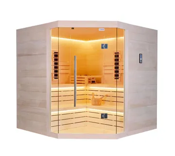 Kombinirana SAUNA kutna – 180 x 140 x 200 – ELITE – Aspen - cover