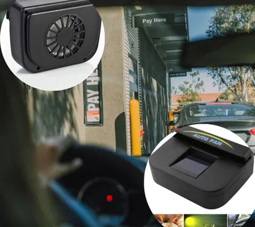 Solarni auto cool ventilator - cover