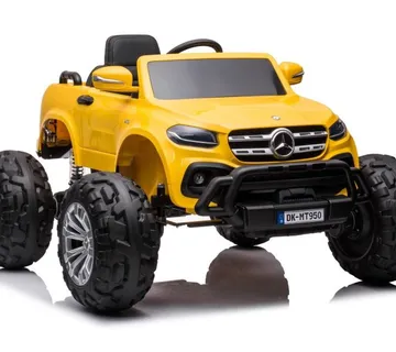 Licencirani auto na akumulator  Mercedes DK-MT950 4x4 - žuti/lakirani - cover
