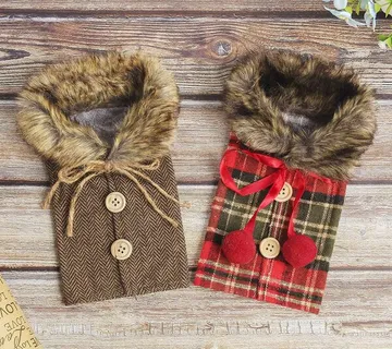 Božićni ukras i dekoracija za bocu vina - cover