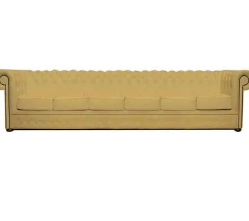Chesterfield Garnitura First Class Leather | 6-sjedišta | Ivory - cover