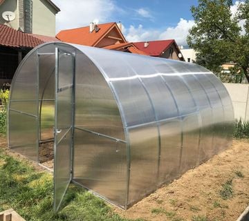 Vrhunski staklenik AGROSFERA GARANT širina 3m - TOP polikarbonat - cover