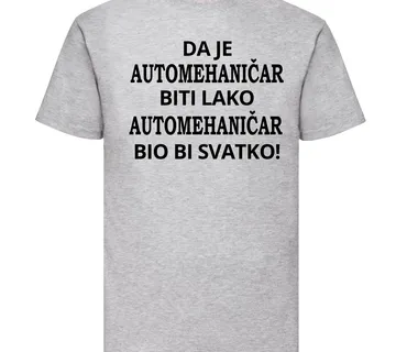 Majica – Da je automehaničar biti lako - cover