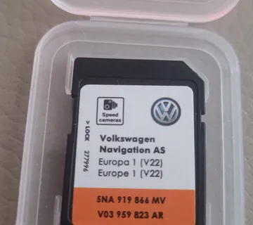 VW ŠKODA SEAT navigacija SD kartica sa najnovijim kartama 2026. - cover