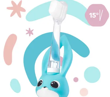 Dječja sonična baterijska četkica za zube Vitammy Bunny 0-3 godine - cover