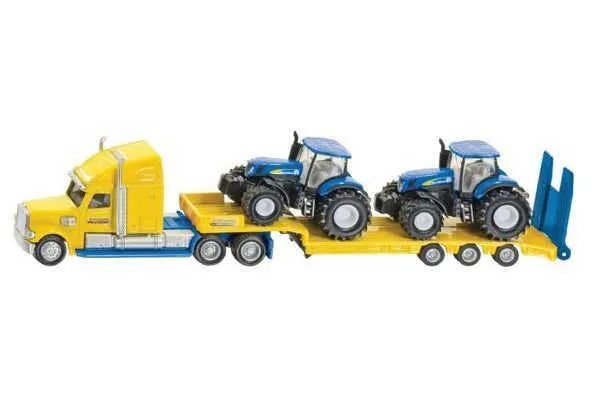 Siku kamion sa labudicom + 2 traktora New Holland - cover