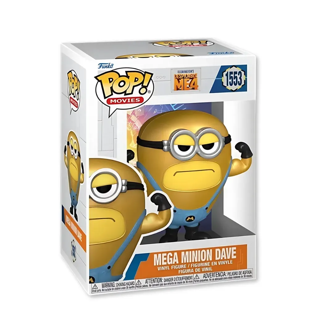 Funko Pop! Movies: Despicable Me 4 – Mega Minion Dave #1553 - cover