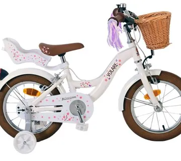 Volare dječji bicikl Blossom 14" bijeli  - cover