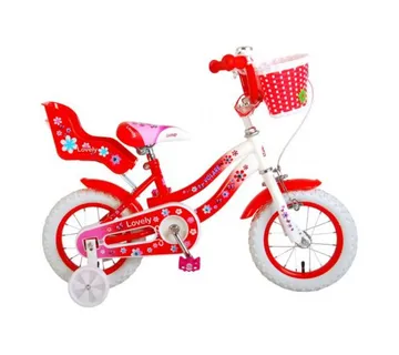 Dječji bicikl Volare Lovely 12" crveno/bijeli - cover