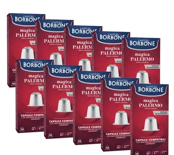 Borbone Nespresso MAGICA PALERMO blend ALU 100 kapsula - cover