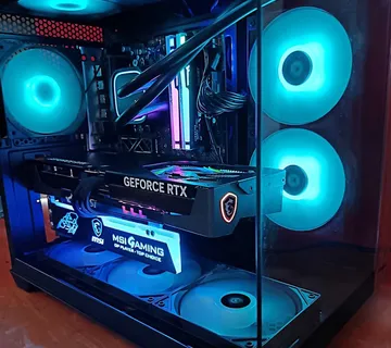 4/8K Gaming PC, Ryzen 7 9800X3D, RTX 5080 16GDDR7, 64gb, 2tb, 1000W - cover