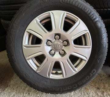 AUDI SET 5X112 16" GUME CONTINENTAL 215/65R16 / 4 KOMADA - cover