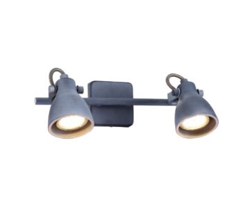 Zidna svjetiljka (lampa) W10022 - 2 svijetlo siva 2XGU10 - cover