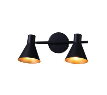 Zidna svjetiljka (lampa) W10139 - 2 mat crni 2XE14 - cover