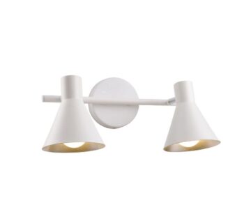 Zidna svjetiljka (lampa) W10139 - 2 mat bijeli 2XE14 - cover