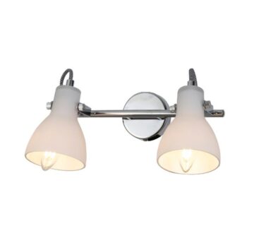 Zidna svjetiljka (lampa) W10142 - 2 mat bijeli 2XE14 - cover