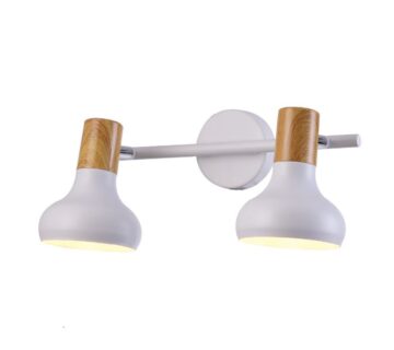Zidna svjetiljka (lampa) W10157 - 2 mat bijeli 2XE14 - cover