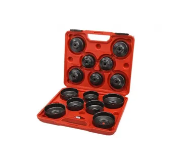 Set nasadnih ključeva za uljne filtere , 15 dijelni - cover