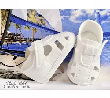Sandalice za bebe - bijele 5324 - cover