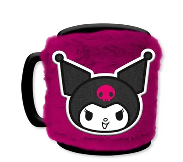 Kuromi (Cheeky Punky) Fuzzy Mug, 440 ml - cover