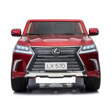 Licencirani auto na akumulator Lexus LX570 4x4 - dvosjed - crveni - cover