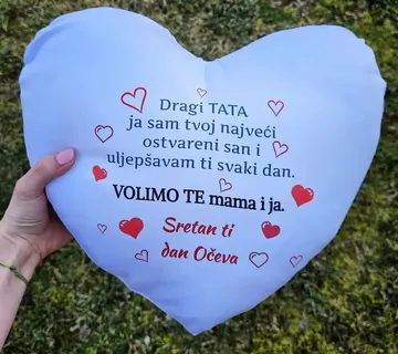 Personalizirani jastuk za dan očeva - cover