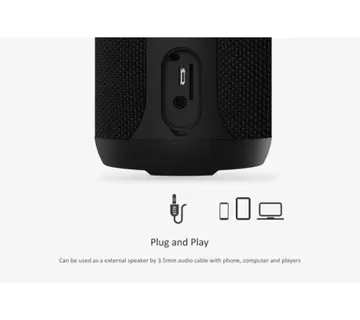 REMAX Portable Waterproof Wireless Speaker RB-M28 black - cover