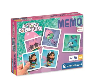 Memory društvena igra – Gabby’s Dollhouse, 48pcs - cover
