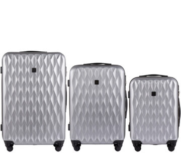 WINGS TD190-3 KPL set 3 kofera (L, M, S) srebrna - cover