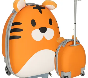 Dječji putni kovčeg na kotačićima - tigar - cover