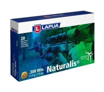 Karabinsko streljivo LAPUA NATURALIS .308 Win. 11,0g - cover