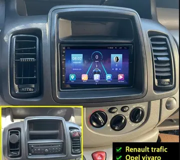 OPEL VIVARO RENAULT TRAFIC 2 MULTIMEDIJA ANDROID RADIO PARKING KAMERA - cover