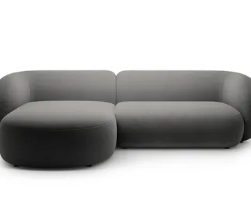 Kutna garnitura Kate, 285x176cm, Materijal: Baršun - cover