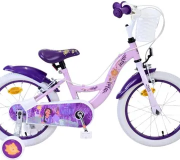 Dječji bicikl Disney Wish 16" s dvije ručne kočnice roza - cover