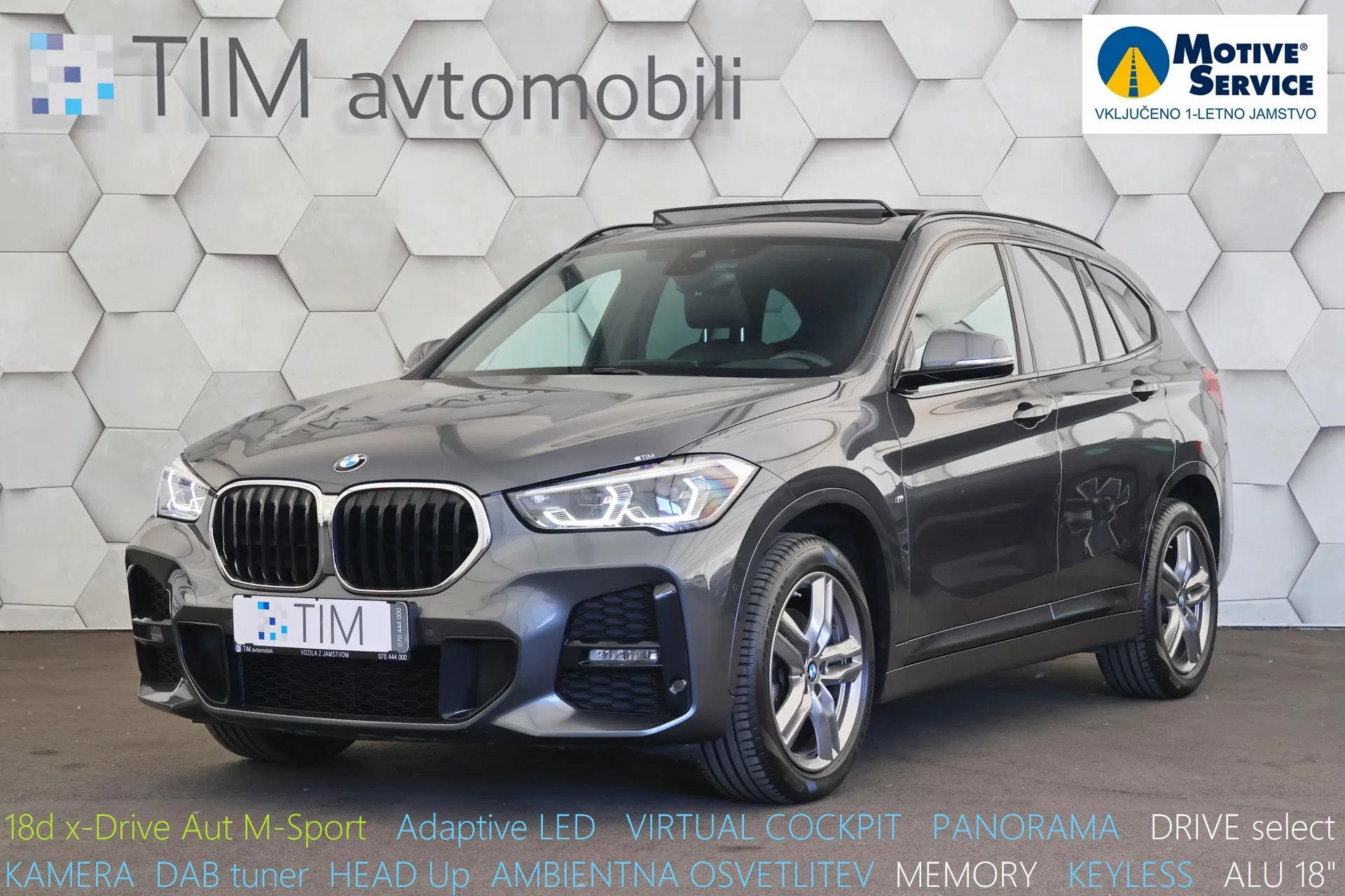 BMW X1 18d xDrive AT8 M-Sport Adapt.LED PANORAMA HEADup - cover