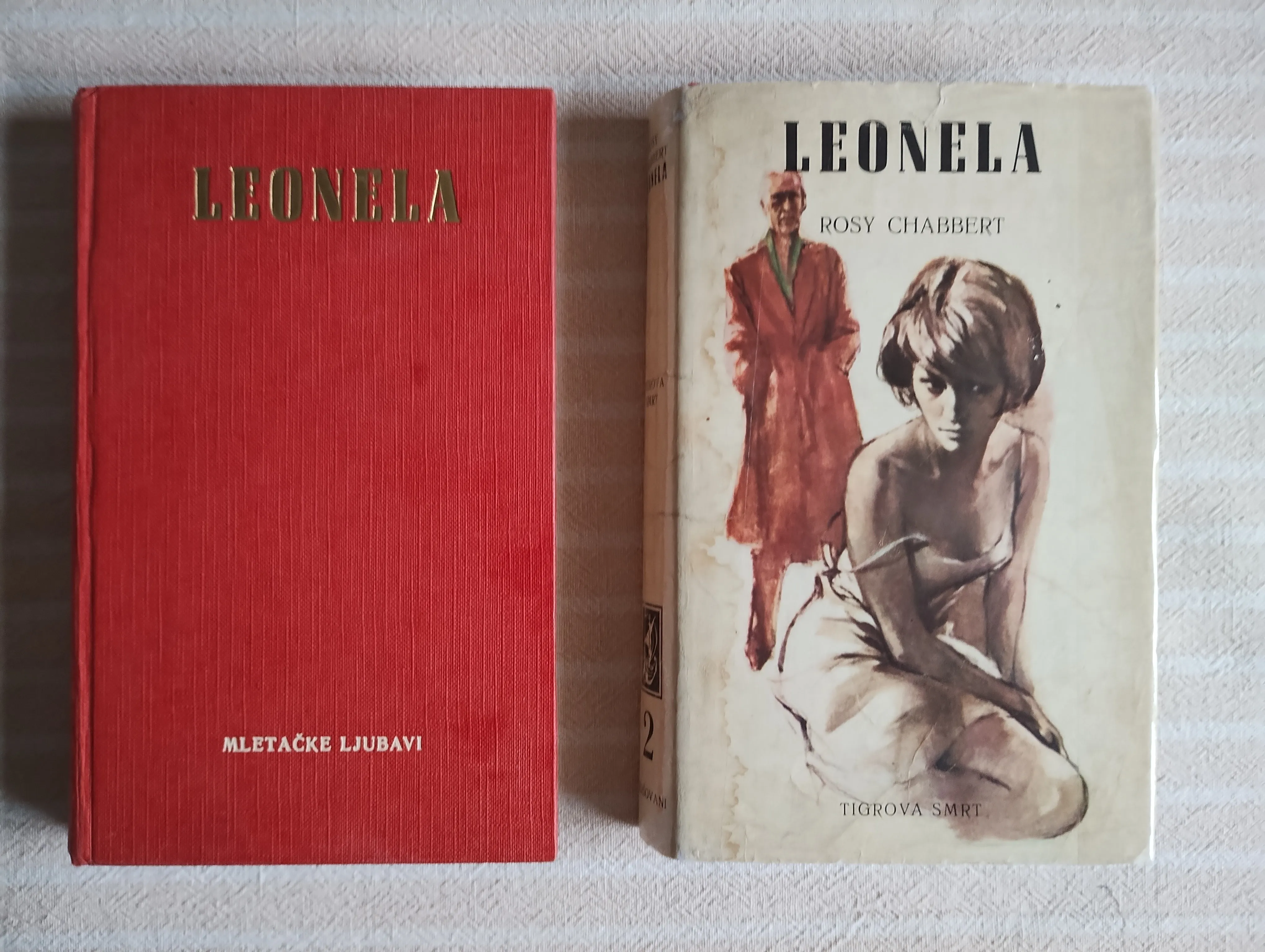 R. CHABBERT LEONELA 1 ,2 MLETACKE LJUBAVI TIGROVA SMRT RIJEKA 1974 - cover