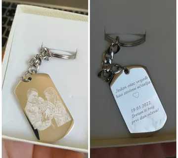 Privjesak sa slikom (čelični) - cover